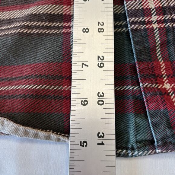 Vintage Gant Flannel Plaid Button Down Up Shirt Large Mens Chelsea Twill Brown - Picture 5 of 7